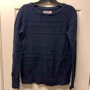 Navy blue Loft sweater